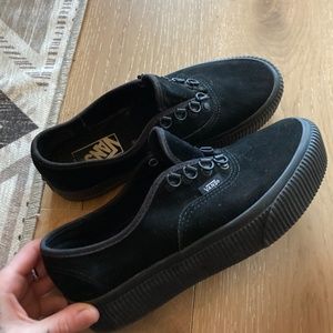 Creeper style Vans (no laces!)